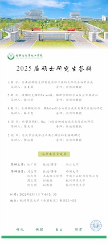 硕士研究生毕业答辩-效旭琼